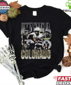 Official Jimmy Horn Colorado Buffaloes Football 90s Graphic T-shirt featuring a retro-inspired design celebrating Jimmy Horn and the Colorado Buffaloes football team.