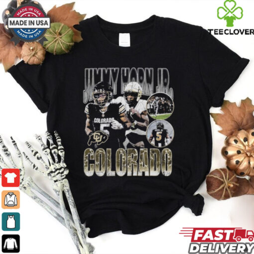 Official Jimmy Horn Colorado Buffaloes Football 90s Graphic t shirt