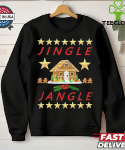 Official Jingle Jangle Gingerbread House Ugly Christmas 2024 Shirt