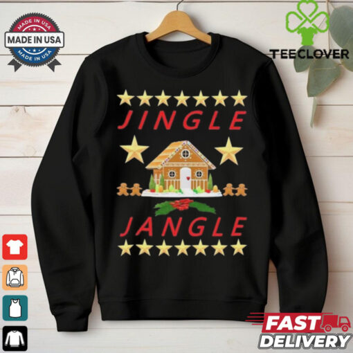 Official Jingle Jangle Gingerbread House Ugly Christmas 2024 Shirt