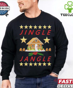 Official Jingle Jangle Gingerbread House Ugly Christmas 2024 Shirt