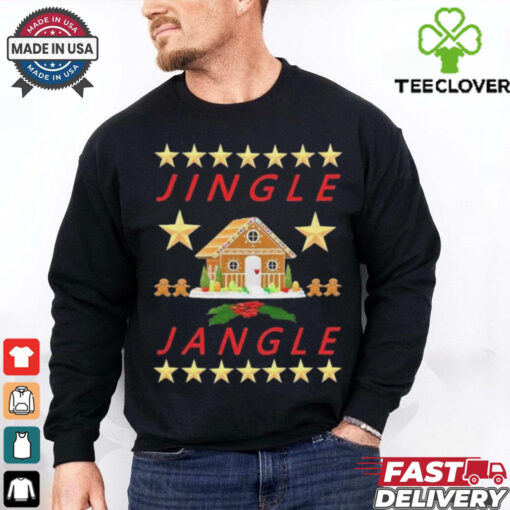 Official Jingle Jangle Gingerbread House Ugly Christmas 2024 Shirt