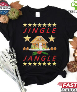 Official Jingle Jangle Gingerbread House Ugly Christmas 2024 Shirt