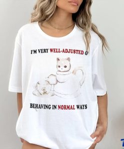 Official Jmcgg I’m Very Well Adjusted Having In Normal Ways Shirt