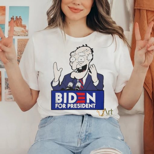 Official Joe Biden Face Cartoon Biden For President Shirt
