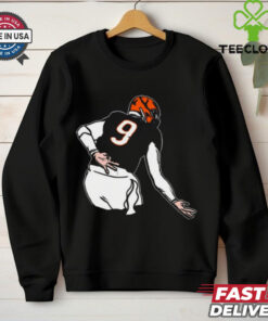 Official Joe Burrow Griddy Number 9 Cincinnati Bengals NFL t shirt