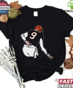 Official Joe Burrow Griddy Number 9 Cincinnati Bengals NFL t shirt
