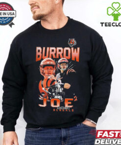 Official Joe Burrow NFL 2024 Cincinnati Bengals Live in Concert Player Graphic t shirt