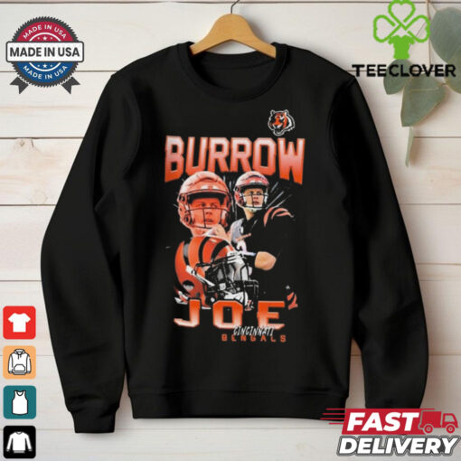Official Joe Burrow NFL 2024 Cincinnati Bengals Live in Concert Player Graphic t shirt