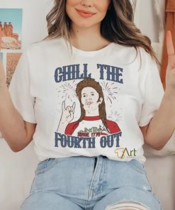 Official Joe Dirt Chill The Fourth Out July 4th Shirt