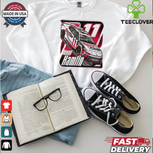 Official Joe Gibbs Racing Team Denny Hamlin Sport Clips Car Shirt