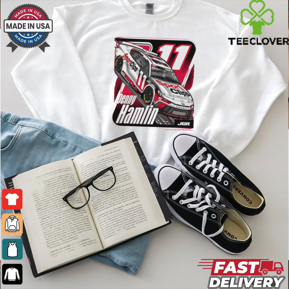 Official Joe Gibbs Racing Team Denny Hamlin Sport Clips Car Shirt Official Joe Gibbs Racing Team Denny Hamlin Sport Clips Car Shirt