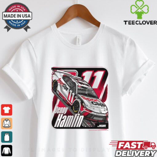 Official Joe Gibbs Racing Team Denny Hamlin Sport Clips Car Shirt