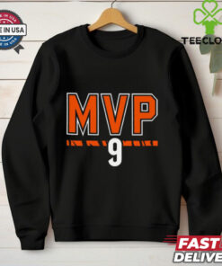 Official Joe MVP Joe Burrow Number 9 Cincinnati Bengals NFL t shirt