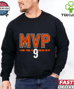 Official Joe MVP Joe Burrow Number 9 Cincinnati Bengals NFL t shirt