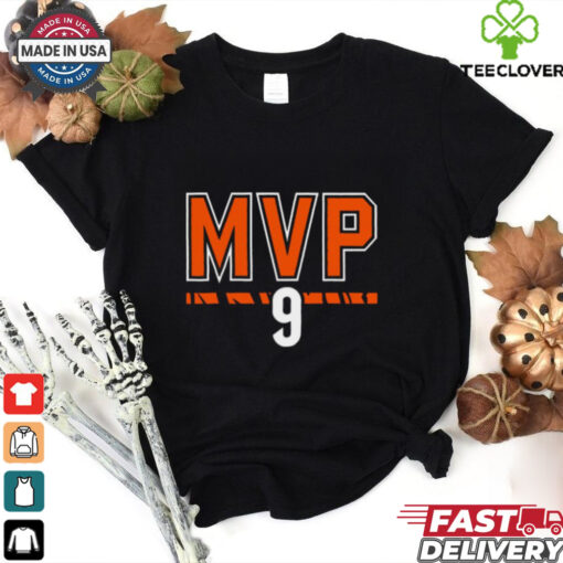 Official Joe MVP Joe Burrow Number 9 Cincinnati Bengals NFL t shirt