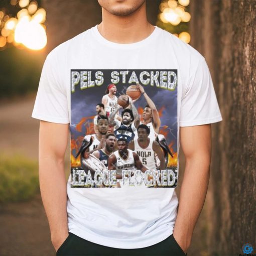 Official Joelvenile Pels Stacked League Flock Shirt