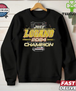 Official Joey Logano Team Penske 2024 NASCAR Cup Series Champion Finish Line T Shirt 3 Official Joey Logano Team Penske 2024 NASCAR Cup Series Champion Finish Line T Shirt