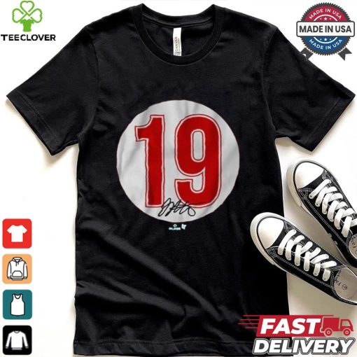 Official Joey Votto #19 Signature Cincinnati Reds t shirt