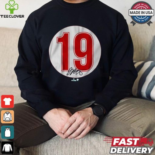 Official Joey Votto #19 Signature Cincinnati Reds t shirt