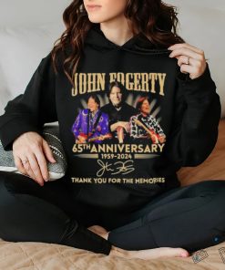 Official John Fogerty 65th Anniversary 1959 2024 Thank You For The Memories Signature Shirt