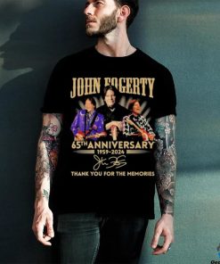 Official John Fogerty 65th Anniversary 1959 2024 Thank You For The Memories Signature Shirt