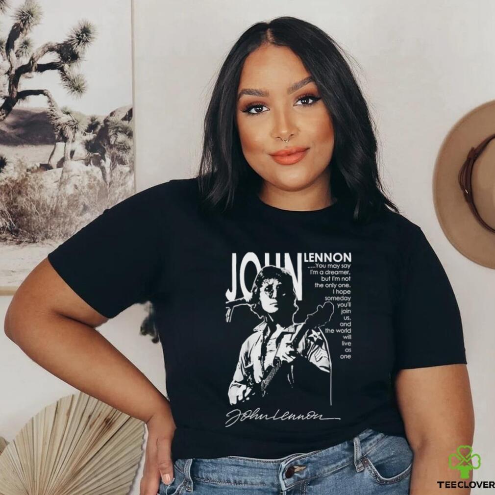 Official John Lennon I’m Not The Only One Dreamer Shirt Official John Lennon I’m Not The Only One Dreamer Shirt
