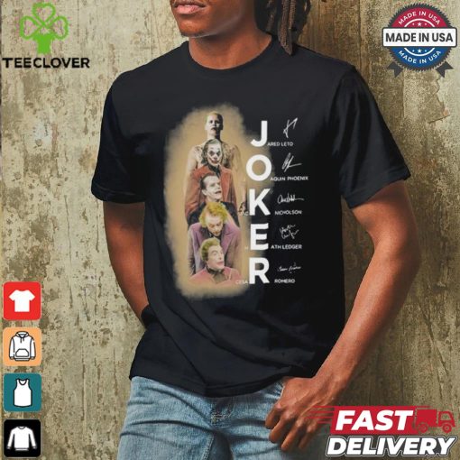 Official Joker Batman Jared Leto Joaquin Phoenix Jack Nicholson Heath Ledger Shirt