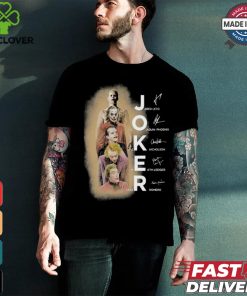 Official Joker Batman Jared Leto Joaquin Phoenix Jack Nicholson Heath Ledger Shirt