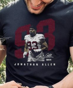 Official Jonathan Allen Washington Player Number signature shirt