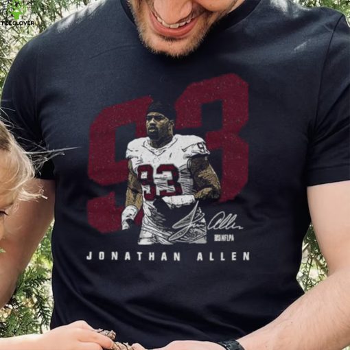 Official Jonathan Allen Washington Player Number signature hoodie, sweater, longsleeve, shirt v-neck, t-shirt