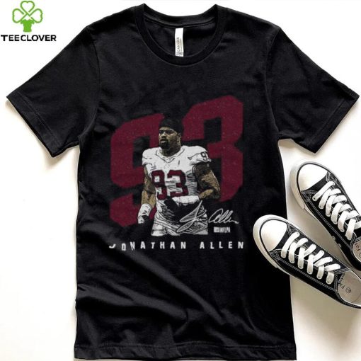 Official Jonathan Allen Washington Player Number signature hoodie, sweater, longsleeve, shirt v-neck, t-shirt