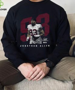 Official Jonathan Allen Washington Player Number signature hoodie, sweater, longsleeve, shirt v-neck, t-shirt