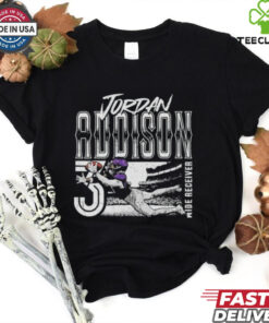Official Jordan Addison Minnesota Vikings One Handed Catch Shirt