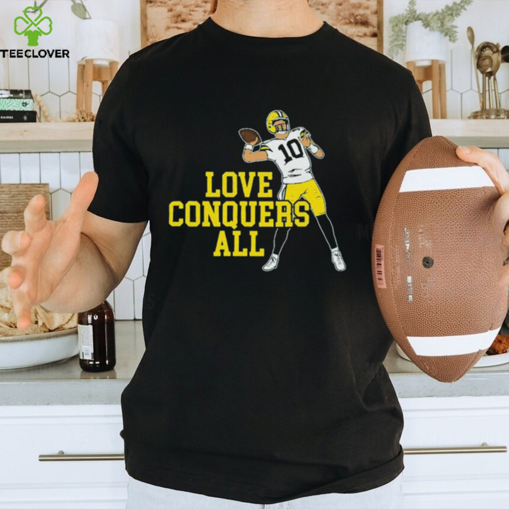Official Jordan Love Conquers All Shirt Official Jordan Love Conquers All Shirt