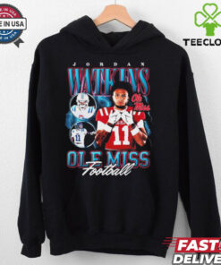 Official Jordan Watkins Ole Miss Rebels Football 90s Graphic Players t shirt