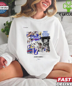 Official Josh Allen Buffalo Bills 2025 NFL Gameday Most Valuable Player Signature t shirt