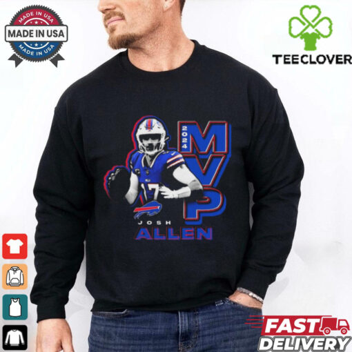 Official Josh Allen Buffalo Bills Football 2024 MVP NFL Honors awards Graphic t shirt
