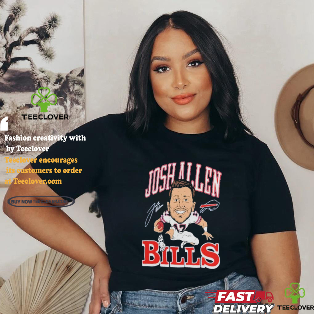 Official Josh Allen Buffalo Bills Homage Caricature Player Shirt Official Josh Allen Buffalo Bills Homage Caricature Player Shirt