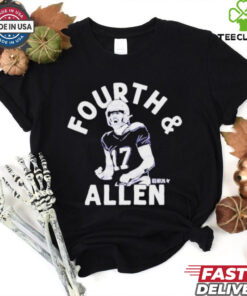 Official Josh Allen Buffalo Bills NFL Fourth & Allen t shirt