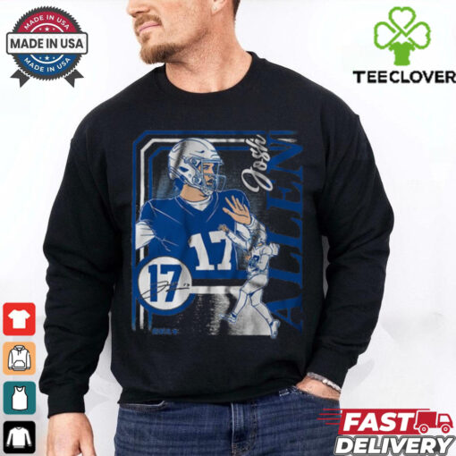Official Josh Allen Collage Frame Buffalo Bills NFL Football Signature t shirt
