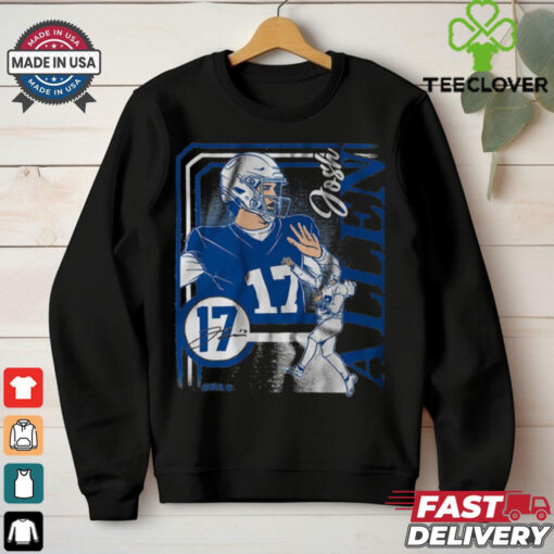 Official Josh Allen Collage Frame Buffalo Bills NFL Football Signature t shirt