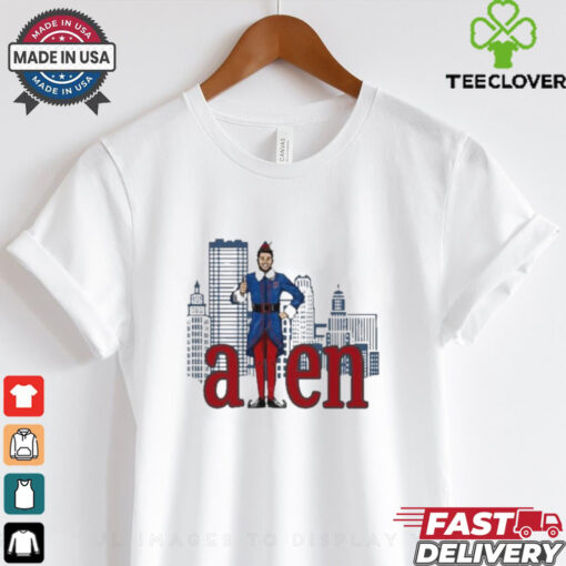 Official Josh Allen Elf Scoring Is My Favorite Buffalo Bills Christmas Shirts