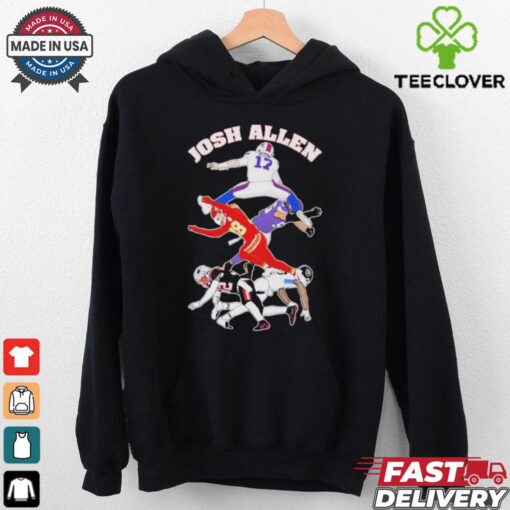 Official Josh Allen Hurdle On NFL Teams Shirt