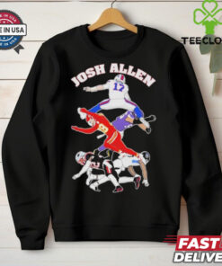 Official Josh Allen Hurdle On NFL Teams Shirt