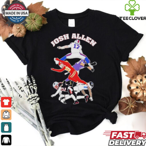 Official Josh Allen Hurdle On NFL Teams Shirt