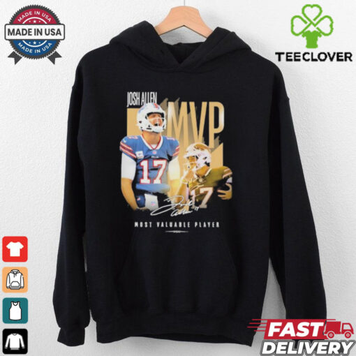 Official Josh Allen MVP Most Valuable Player Buffalo Bills Signature T shirts