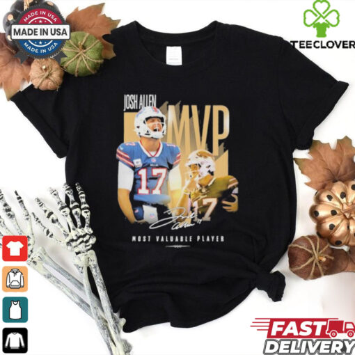 Official Josh Allen MVP Most Valuable Player Buffalo Bills Signature T shirts