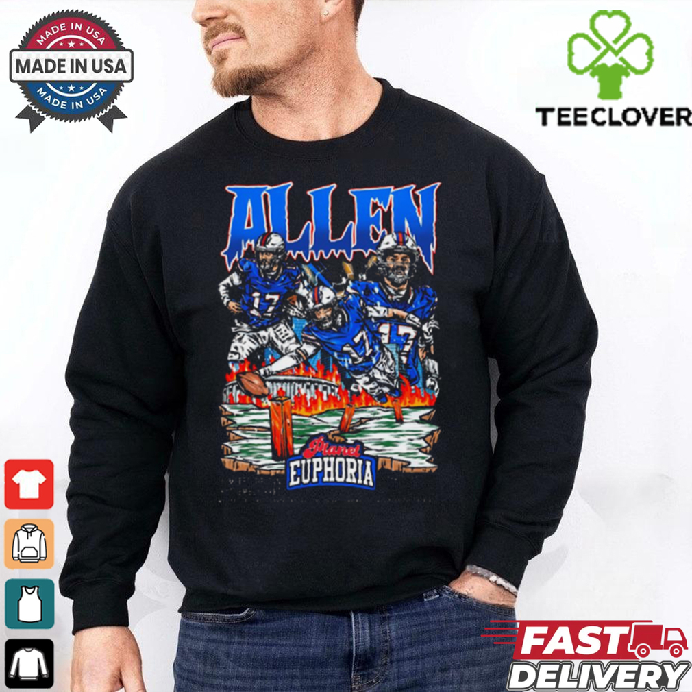 Official Josh Allen V3 Buffalo Bills NFL Planet Euphoria Art t shirt Official Josh Allen V3 Buffalo Bills NFL Planet Euphoria Art t shirt