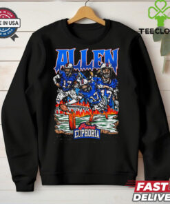 Official Josh Allen V3 Buffalo Bills NFL Planet Euphoria Art t shirt